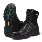 Military Boots Genuine Leather with EVA Upper Material and Oil-resistant Rubber