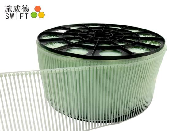Halogen Free Zip Tie Plastic Type , 150mm Length PA66 Cable Tie Long Service