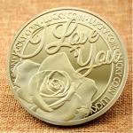 Custom Design Silver Antique Bronze Coins Zinc Alloy Game Token Coins ODM