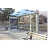 Buy cheap Heat Resistant Stainless Steel Bus Stop / Passenger Waiting Shelter Aesthetic Appeal from wholesalers
