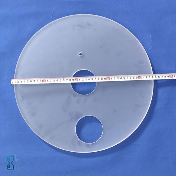Buy cheap Customized Small All Polished Quartz Sight Glass Silica Quartz Disc Quartz Window from wholesalers