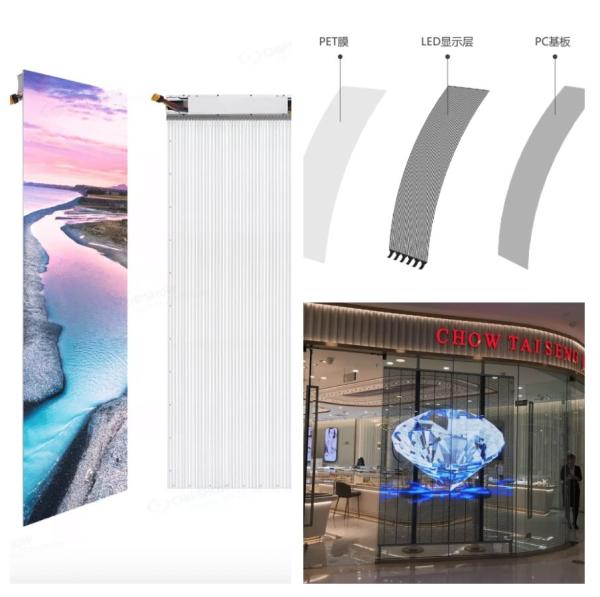 Buy cheap Outdoor LED Mesh Display P10mm Nation Star SMD LED Film Type Self Adhesive from wholesalers