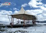 Double PVC - Coated Polyester Outdoor Event Tents / Luxury Hotel Tent For
