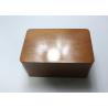 Buy cheap Pine Wood Handmade Wooden Boxes Nature Color Varnished For Gift Packaging from wholesalers