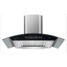 Buy cheap Stainless Steel Glass Arc Chimney Hood Electric Low Noise App Controlled 15-17 m3/min from wholesalers