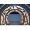 Buy cheap Ip66 7800cd/sqm Transparent Led Mesh Curtain Outdoor Full Color AC265V from wholesalers
