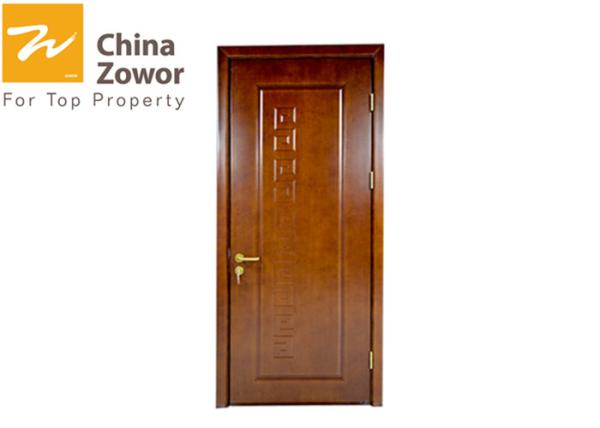 30/60 min Painting Finish Fire Resistant Wooden Door With Perlite Board