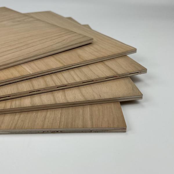 Buy cheap ISO9001 Sturdy Hardwood Veneer Plywood Panels Harmless Natural Color from wholesalers