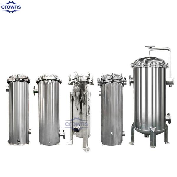 Buy cheap Liquid/oil/wine/beer/honey/syrup/paint filtration machine Stainless Steel 304 multi Bag Filter Housing from wholesalers