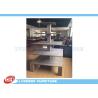 Buy cheap 4 shelves garment display stand good quality solid wood made matte painted from wholesalers