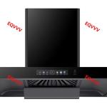 Buy cheap Low Noise T shaped exhaust hood Stainless Steel Wall Mounted Hood with 15-17 m3/min Air Exhaust Rate from wholesalers