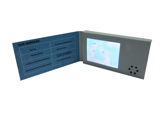 2.4 inch video name card with cmyk print,2.4 inch LCD display with business card size
