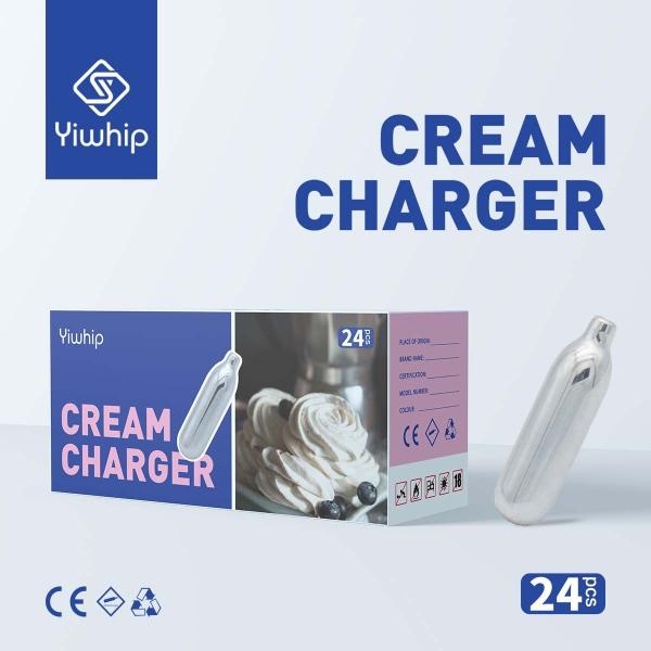 Buy cheap Yiwhip Best Selling 8G N2O Cream Charger For Dessert Tool coffee cream chargers 1 pallet from wholesalers