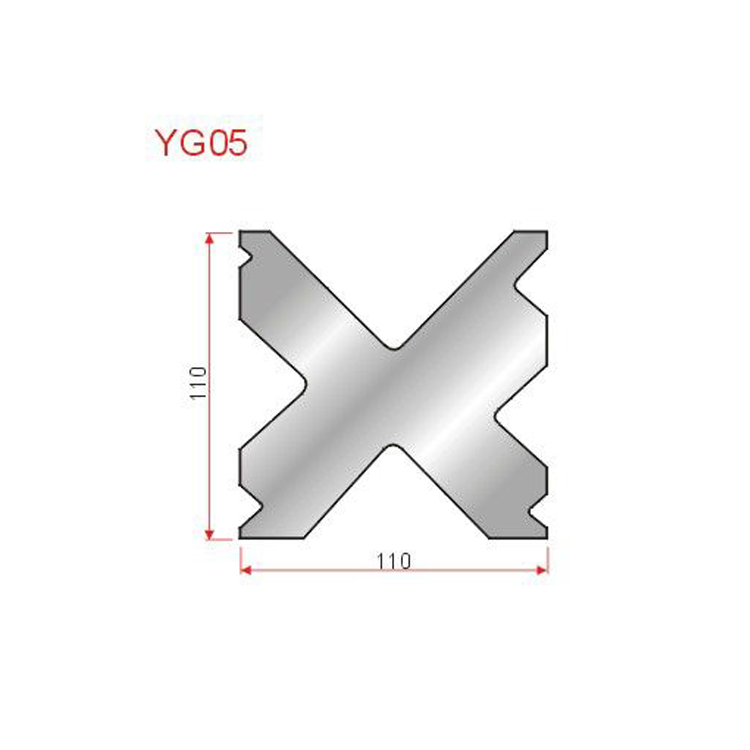45-50HRC Press Brake Bottom Die Metallic Wila Press Brake Tooling