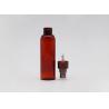 Buy cheap Dark Red Plastic Cosmetic Empty PET Bottle 60ml 50ml With Fine Mist Sprayer from wholesalers