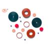 Buy cheap Colored Silicone Rubber Gasket High Temperature Resistance For Microwave Oven Sealing from wholesalers