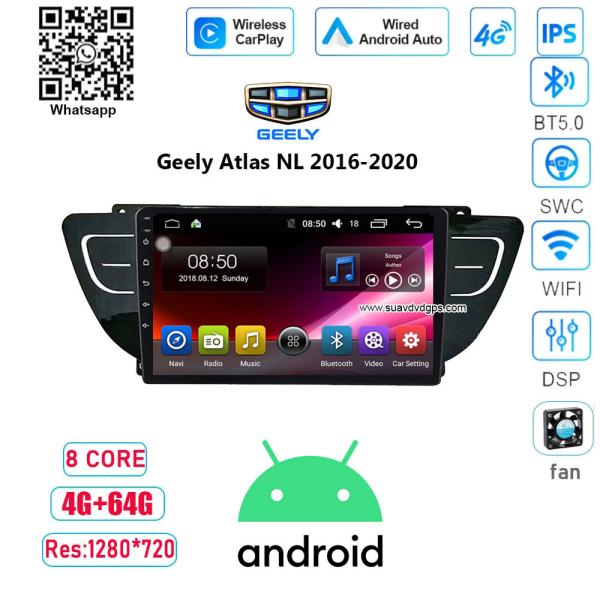 Buy cheap Geely Atlas NL-3 2016-2020 Multimedia Video Player Carplay Android Car Radio Stereo GPS from wholesalers