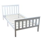 OEM Wooden Slat Bed Frame Single Size Frame Customizable Dimensions