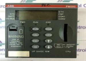 China PM592-ETH 1SAP150200R0271 AC500 PLC Programmable Logic Controller 4MB Ethernet on sale