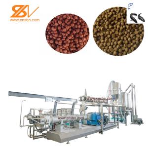 Wholesale Double Screw Fish Feed Extruder Simple Large Capacity ABB Inverter from china suppliers