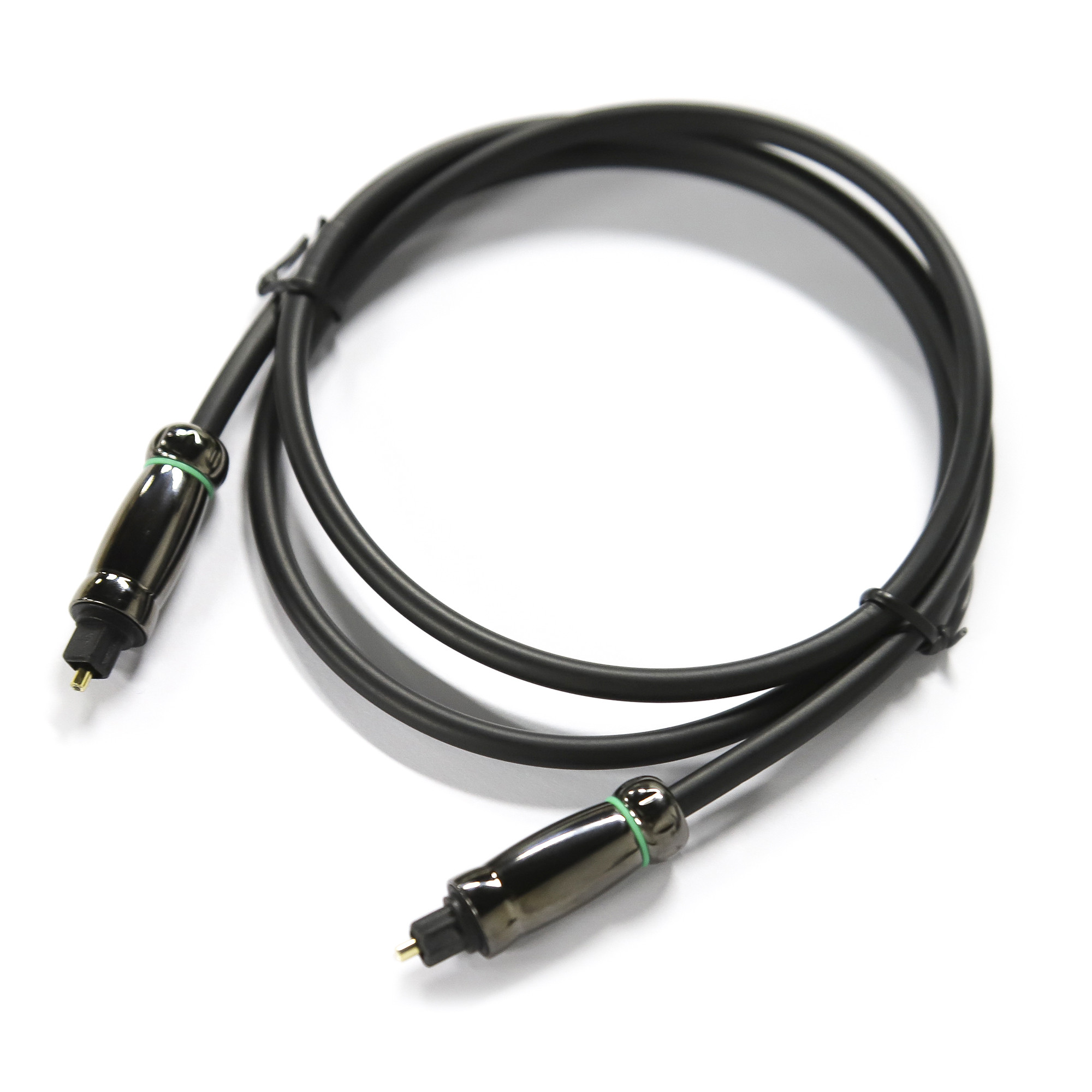 Corrosion Resistant TOSLINK Optical Audio Cable OD6.0mm Black Cable For DVDs Blu-Rays