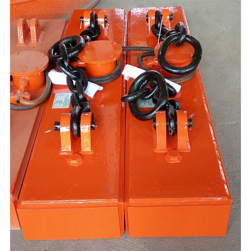 Professional Steel Plate Lifting Magnets Reasonable Structure For Medium Thicks