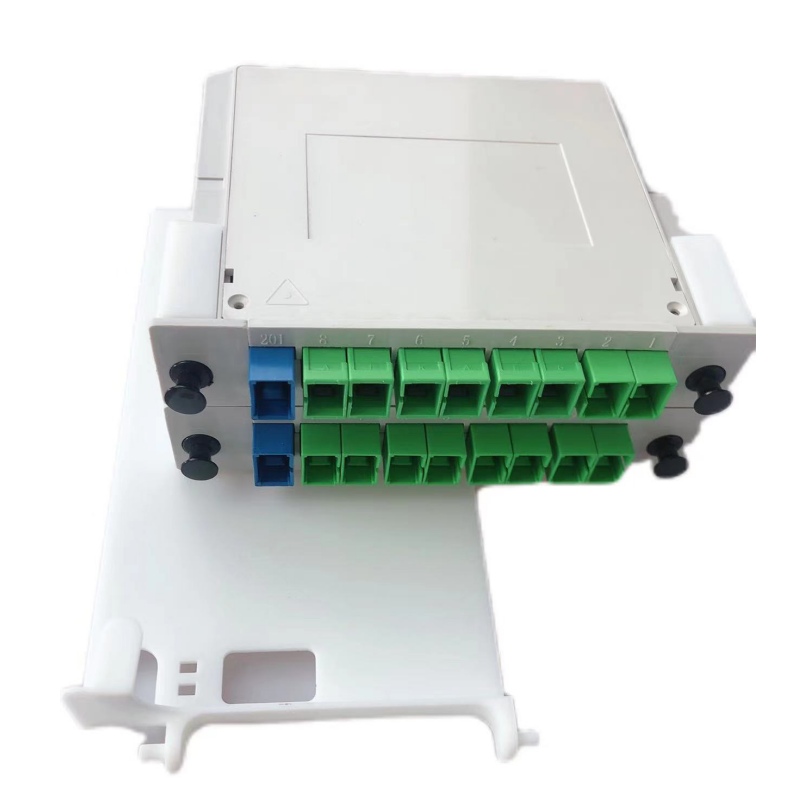 FTTH 1*8 1*16 SC APC UPC G657A1 Optical PLC Fiber Optic Cassette PLC Splitter Connector