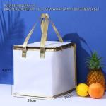 Cake Food Delivery Extra Large Non Woven Insulated Tote Food Bag Cooler Bag