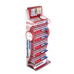 Floorstanding Wine Display Stand Beverage Drink Can Storage Rack For Supermarket