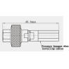 Buy cheap 2.92mmK Male Stainless Steel RF Connector for MF542A Cable Regular Salt Spray from wholesalers
