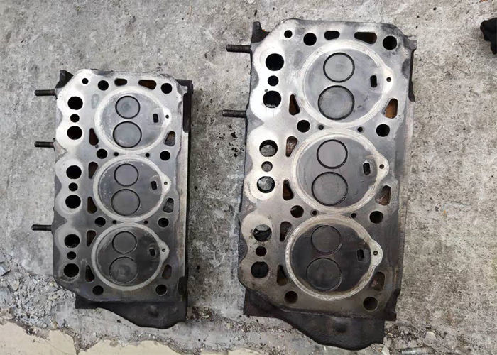 3 Cylinders Used Engine Heads K3E Diesel Eddy Injection For Excavator Water Cooling