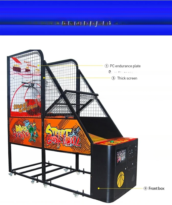 Dreamland Coin Operated Basketball Machine Electric Street Basketball Shooting Game Machine