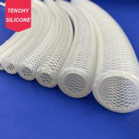 Buy cheap Pressure Resistant Braided Silicone Tubing Food Grade Stretchable product