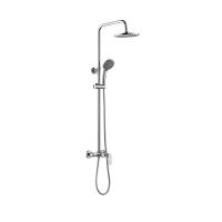 Buy cheap Adjustable Slide Brass Shower Column Set Triple Function 35mm Cartridge Chrome product