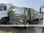 Dongfeng 9cbm Water Tank 5cbm Dust Tank Road Sweeper Truck