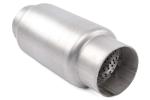 Race Bullet 3 In Inlet 3 In Outlet Stainless Steel Exhaust Resonator 6.5 In