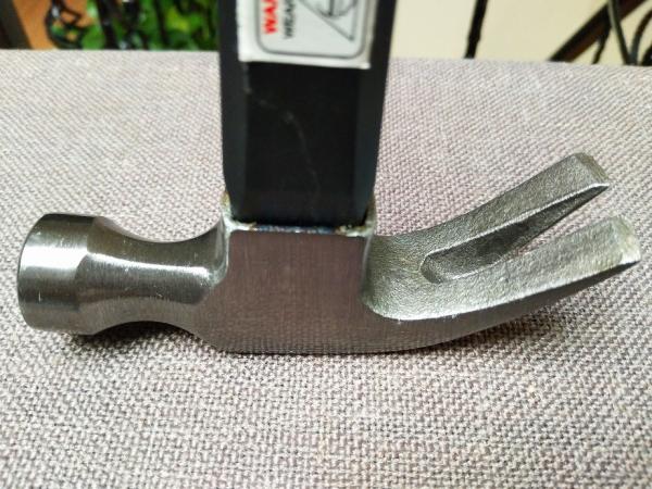 Buy cheap Forged Steel Materials Hand Working Tools Polishing Surface Plastic Handle Claw Hammer Nail hammer from wholesalers