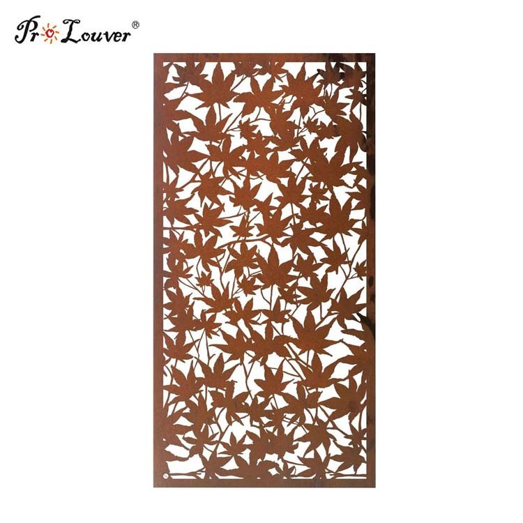 Exterior Decorative CNC Laser Cut Metal Screen Panel Customized Design