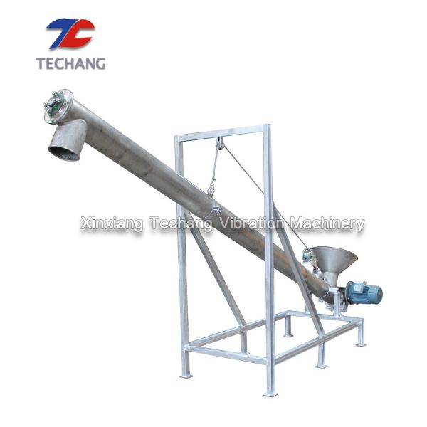 Carbon Steel Sawdust Screw Conveyor Feeder
