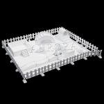 Custom Color Foam Playground Equipment Soft Play Merry Go Round Event Party