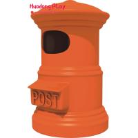 Buy cheap 58*58*90cm Post Box Shaped Outdoor Plastic Garbage Bins Fr Residential Zone Park product