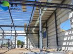 Galvanized Steel Metal Roofing Warehouse With Rolling Door