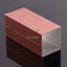 Buy cheap Light Wood Grain Aluminium Tube Profiles Middle Size Square Alloy T3-T8 from wholesalers