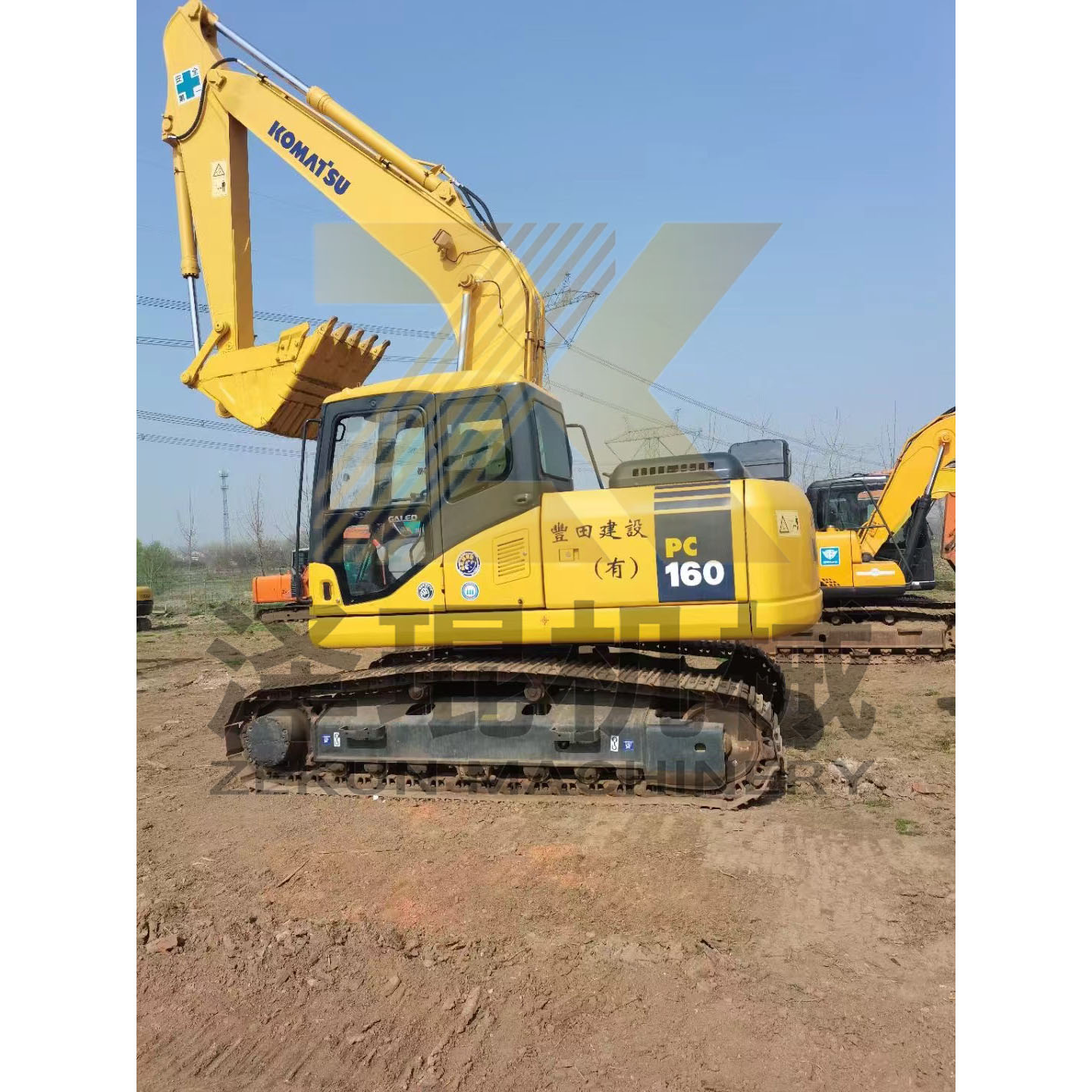 Used Komatsu PC160 Excavator 3000-4000 Hours 0.65m3 Bucket In Shanghai