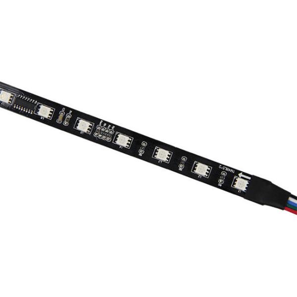 Buy cheap 8 Pixel Wireless LED DMX Lighting Addressable 5050 Rgb Waterproof Black Strip from wholesalers