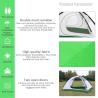 Buy cheap Outdoor Travel Waterproof Tent Tarps Aluminum Pole 4 Season 2 Person Green Camping Tent from wholesalers