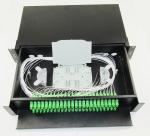 Sliding drawer type terminal box 19 inch Fiber Optic Patch Panel 48ports black