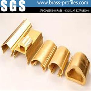 Buy cheap Copper Zinc Alloy Extrusion Handrail Profiles For Hotel Stair from wholesalers
