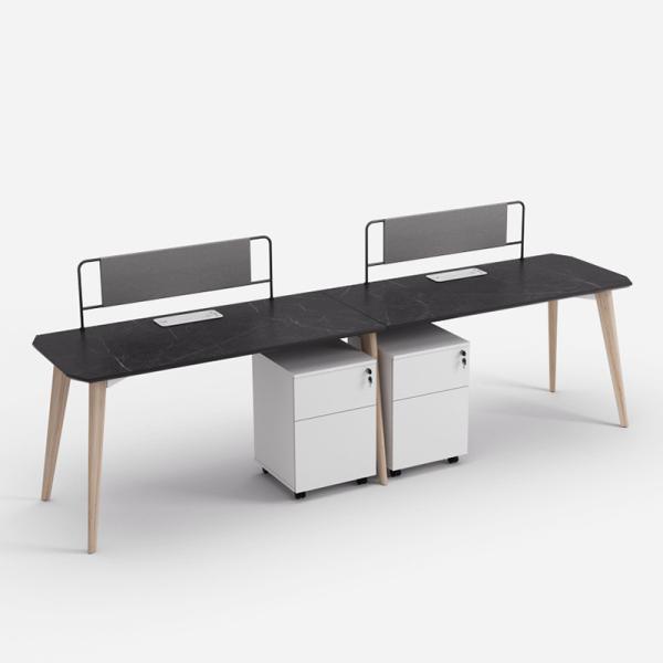 Buy cheap Modern Staff Wooden Executive Desk Cubicle Office Workstation Combination Desk from wholesalers