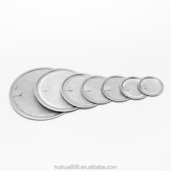 Internatonal Standard Size #209 #211 #300 #307 #401 #502 Aluminum Peel Off Easy